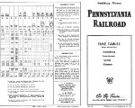 PRR Time Tables: Middle Division, Side A, Frame #2 of 2, 1950